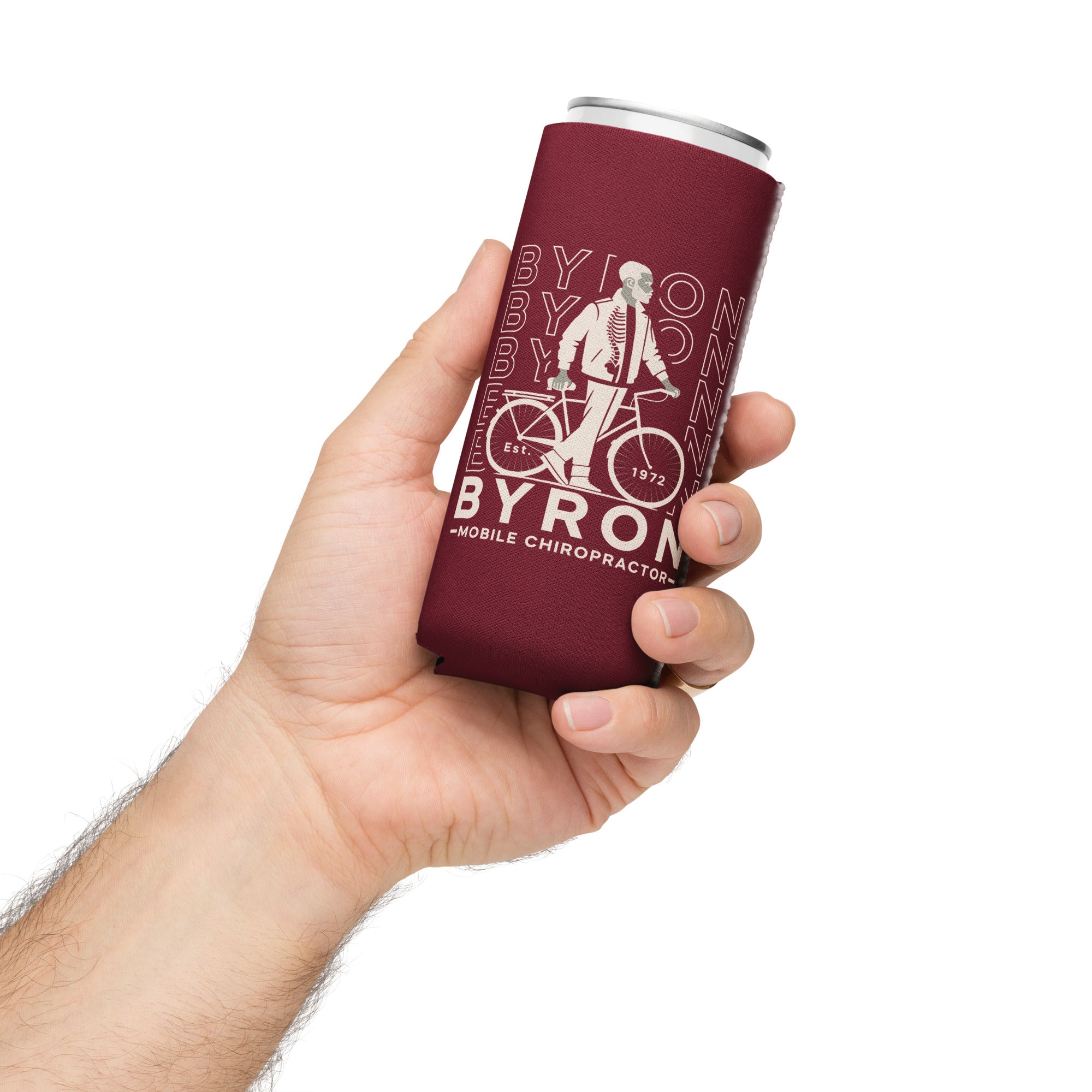 Byron Mobile Chiropractor Koozie