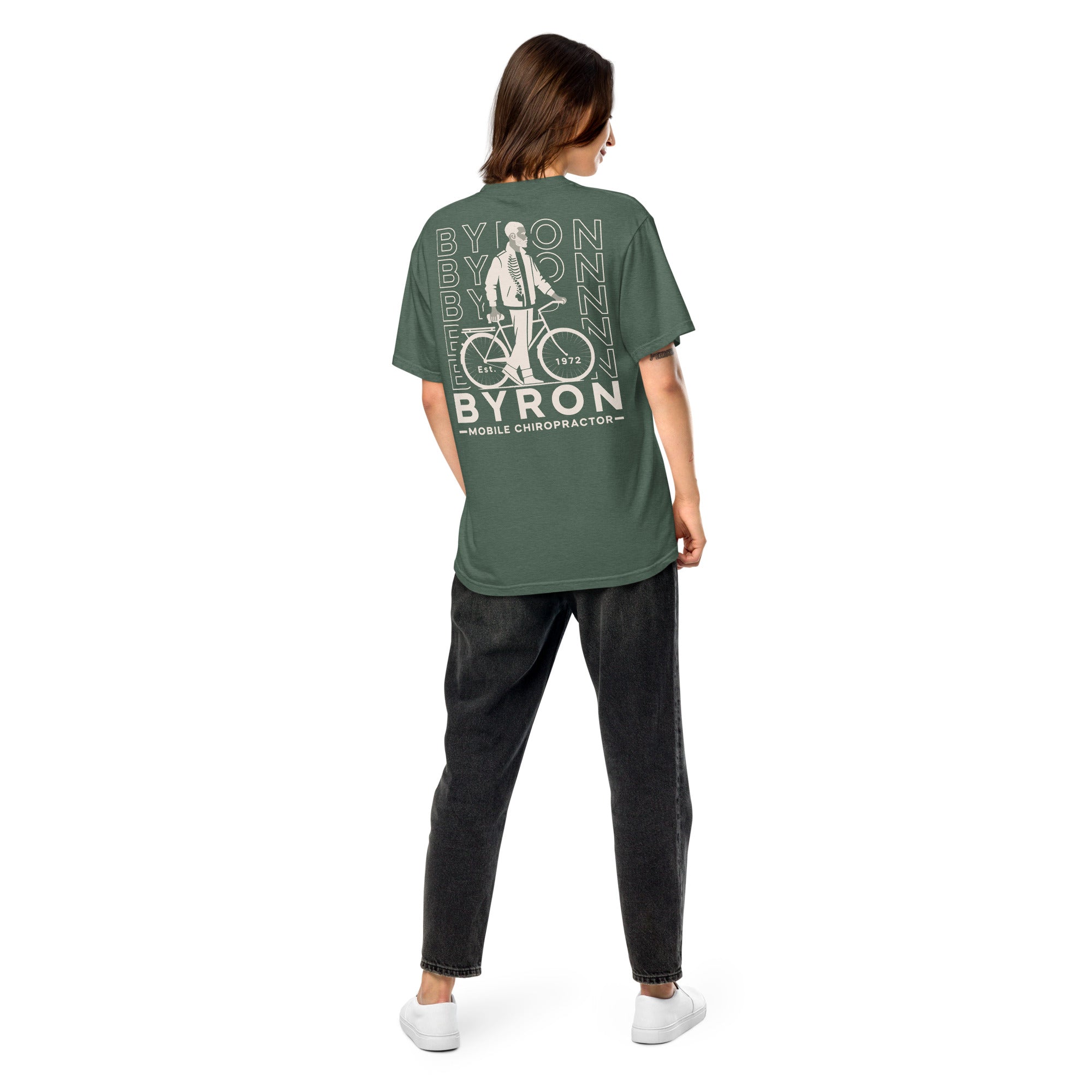 Byron Mobile Chiropractor Inverted Comfort Colors Unisex t-shirt