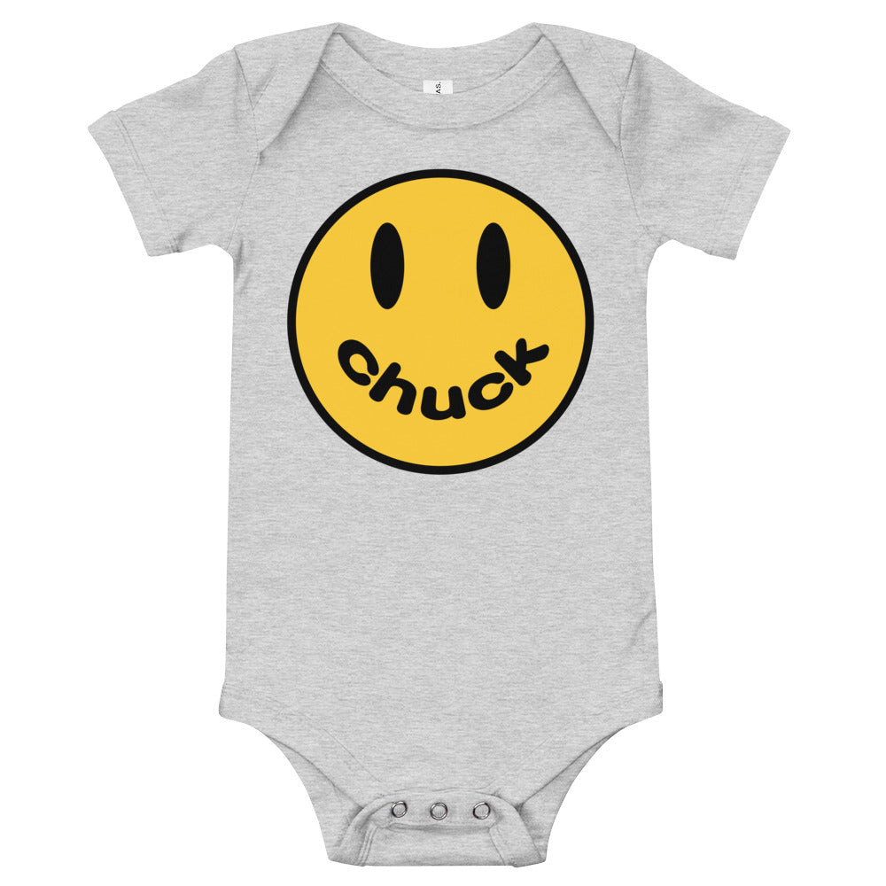 Smiley Chuck Baby short sleeve one piece