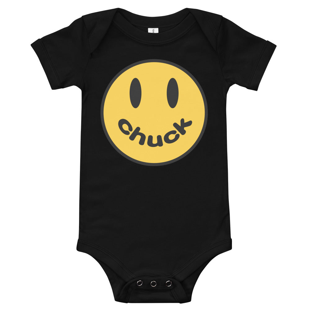 Smiley Chuck Baby short sleeve one piece