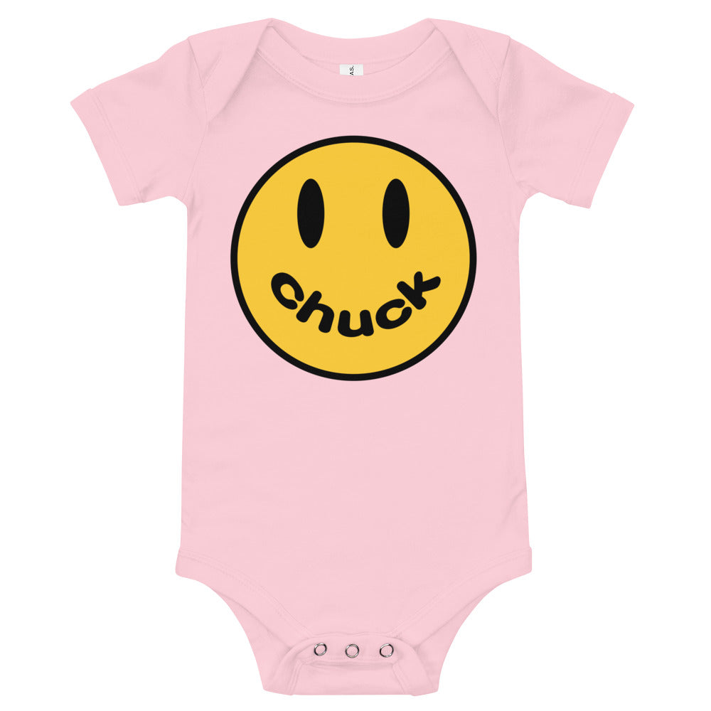 Smiley Chuck Baby short sleeve one piece