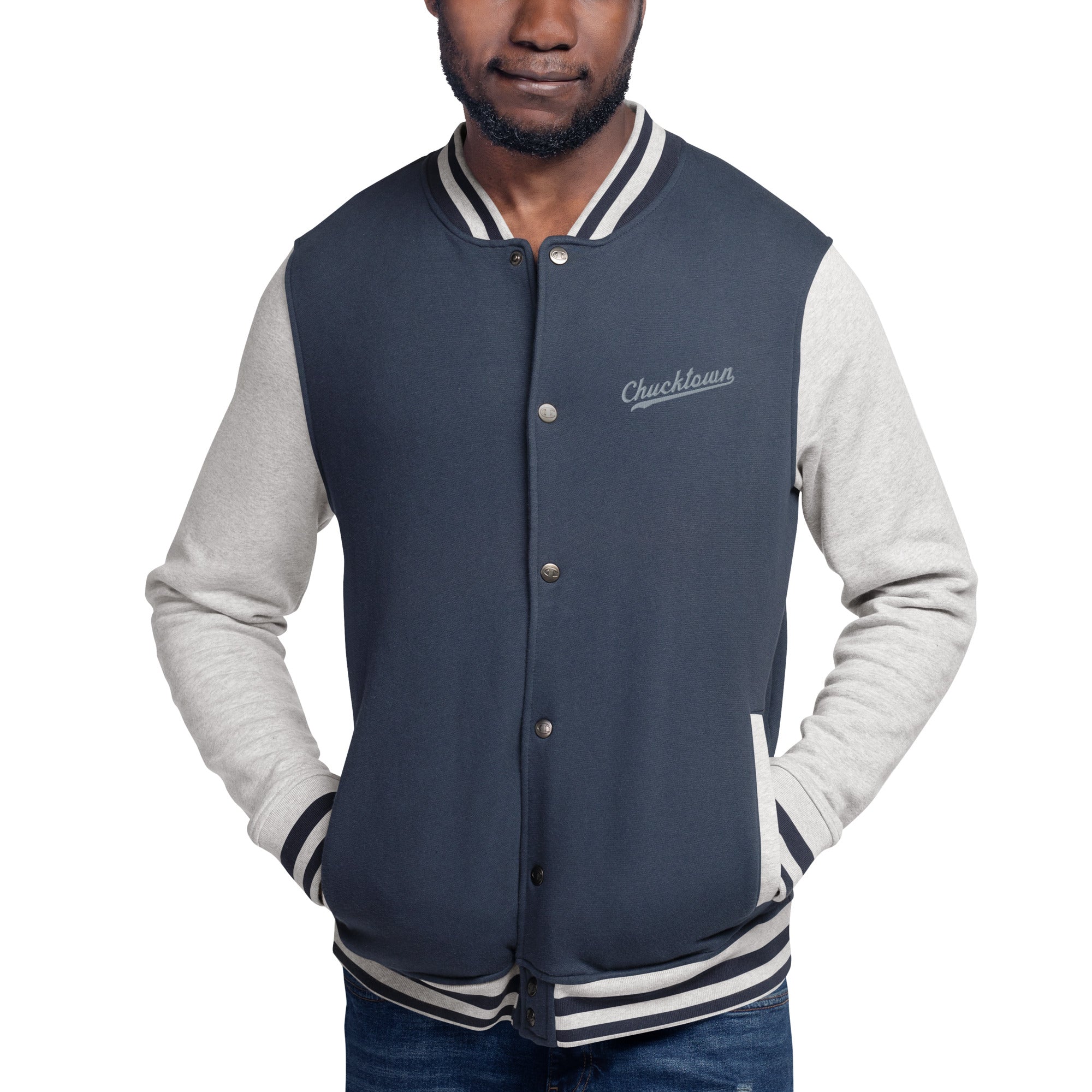 Chucktown Dodgerrs Embroidered Champion Bomber Jacket